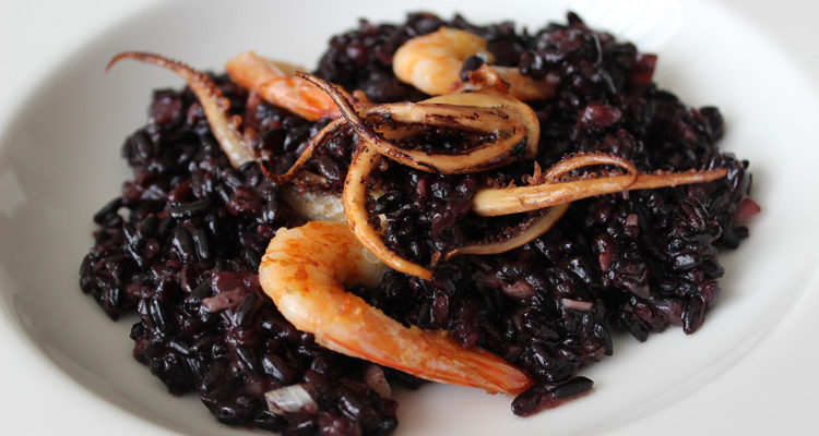 Black Rice with Seafood