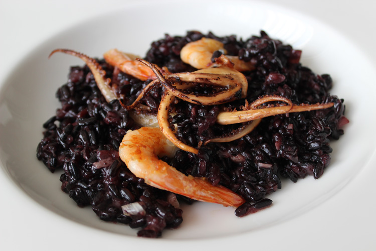 Black Rice with Seafood