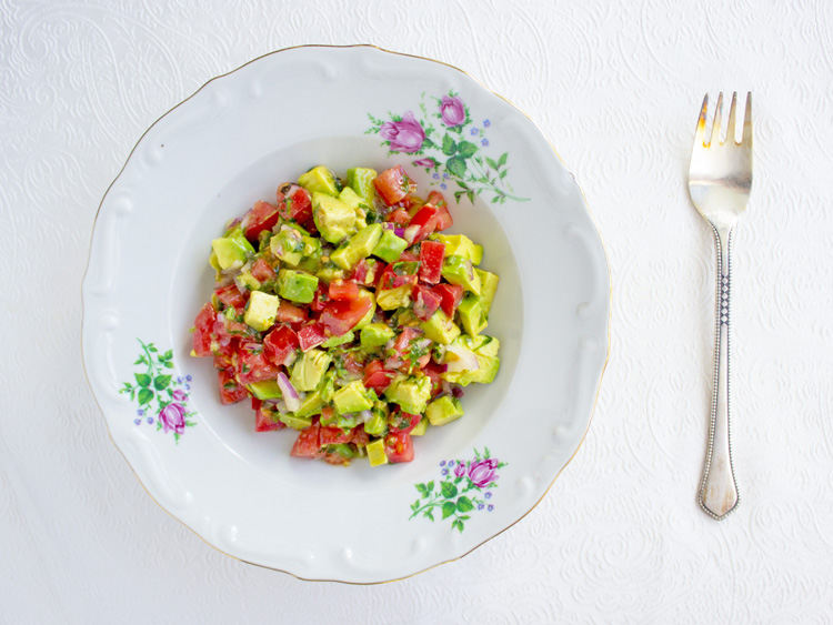 Tomato & Avocado Salad