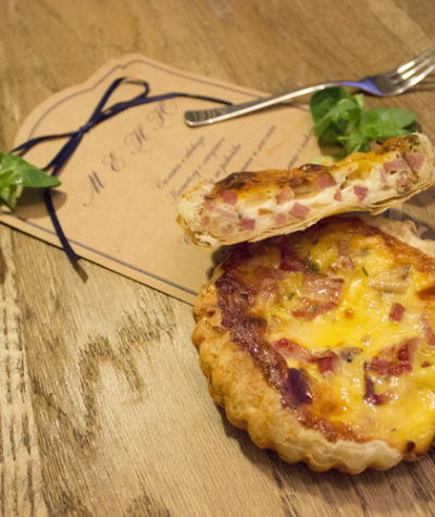 Ham and cheese quiche