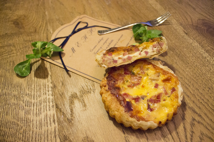 Ham and cheese quiche